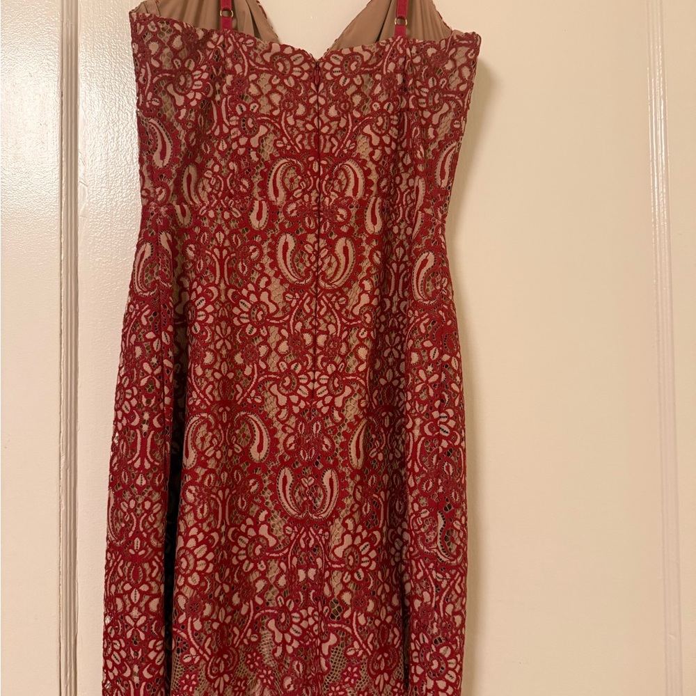 For Love and Lemons Red Lace Dress - Picture 2 of 3